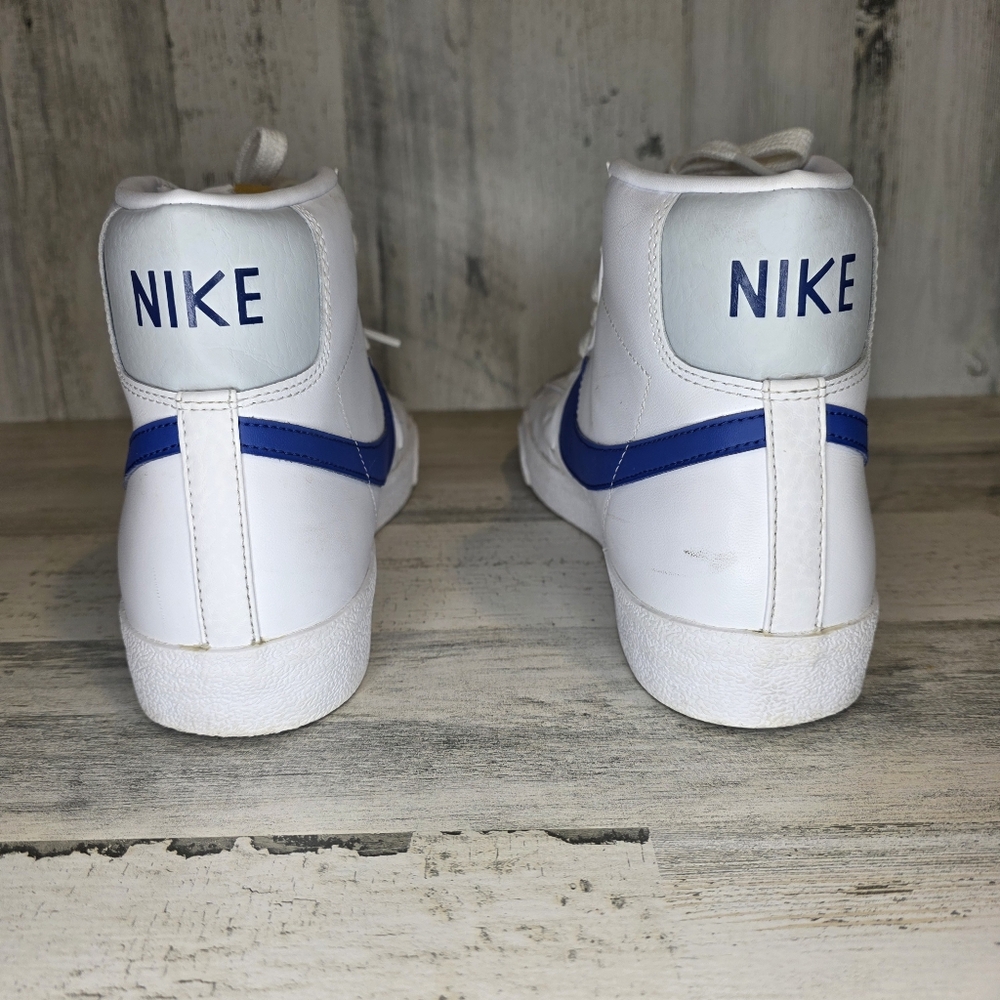 Nike Blazer Mid '77 Vintage White Game Royal Men’s Size 10.5 High Top W/box - Picture 7 of 16